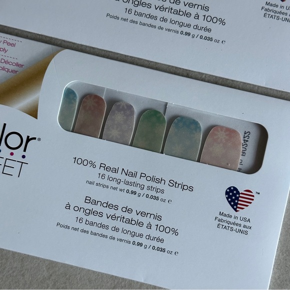 Color Street Nail Polish Strips Bundle Naughty or Ice? & Snowed In Festive - Picture 2 of 5